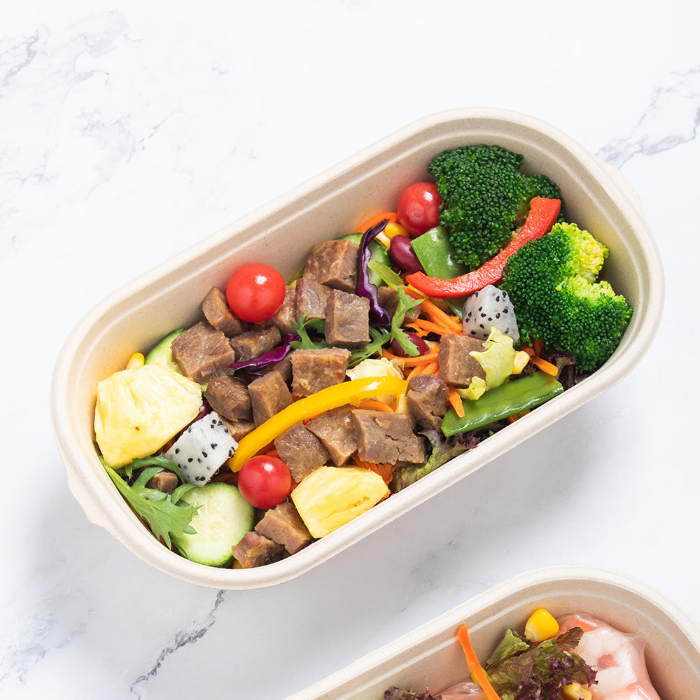 Wholesale 900ml 2 compartment lunch box - Bulk Order