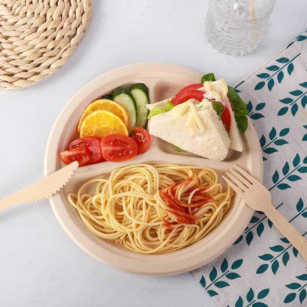 Wholesale Eco-Friendly Bamboo Fiber Tableware - Bulk Order
